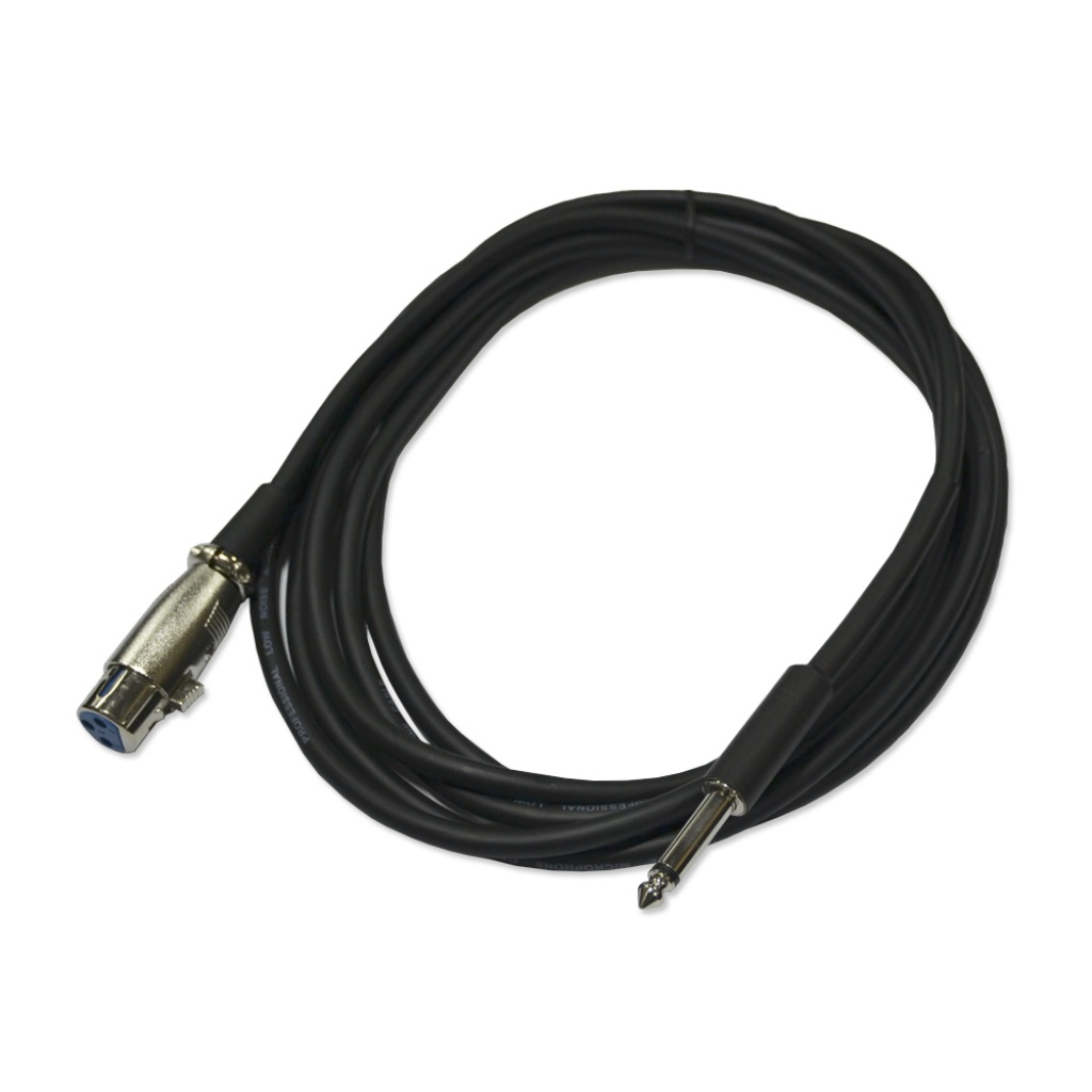 Cable De Canon Hembra A Plug 1 4 Mono 6 Metros Gcm Pro Audio Accesorios