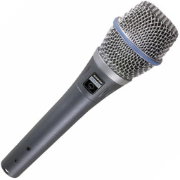 Micrfono Vocal Shure BETA 87A de mano de Condensador Supercardioide