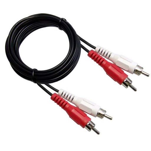 Cable De Audio Estereo 2 RCA a 2 RCA 1.5 metros