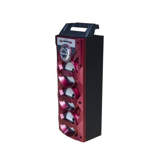 Parlante Porttil LED Estreo 3x5" G-877BT MP3, FM, USB, SD, BT y AUX