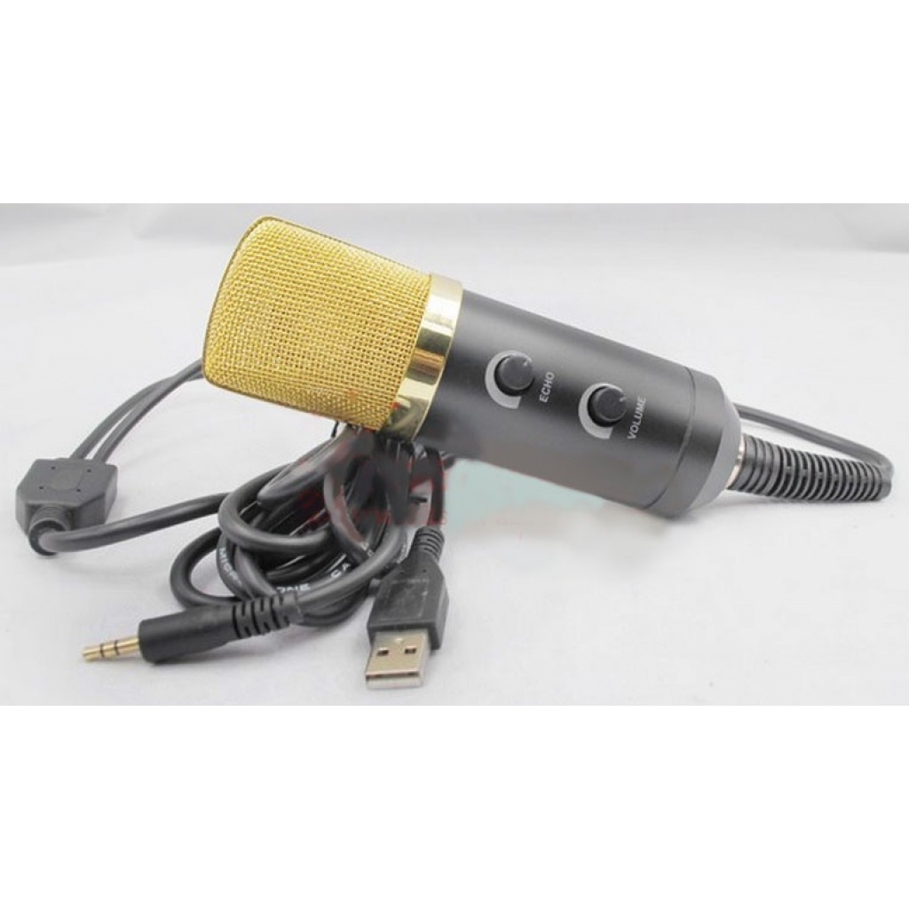 Micrófono para PC notebook Podcast 3.5mm Tripode G-666