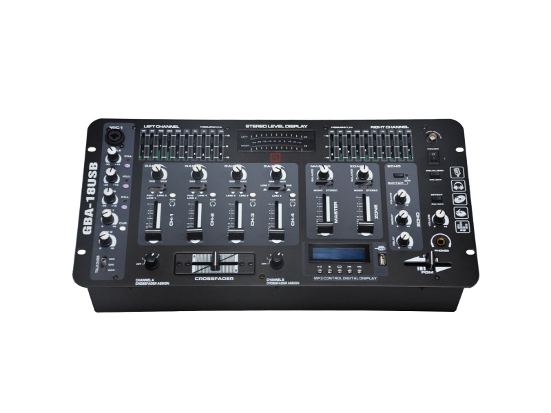 Mixer / Consola / Mezclador Audio 13 Entradas + Usb GBA-18USB