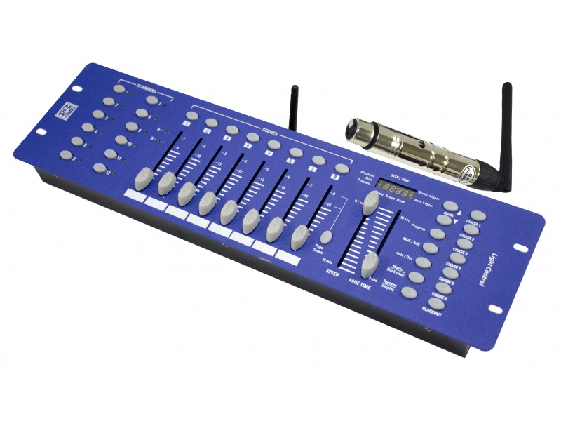 Controlador DMX con sistema Inalambrico incorporado GCM PRO